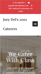Mobile Screenshot of joeydels2001caterers.com
